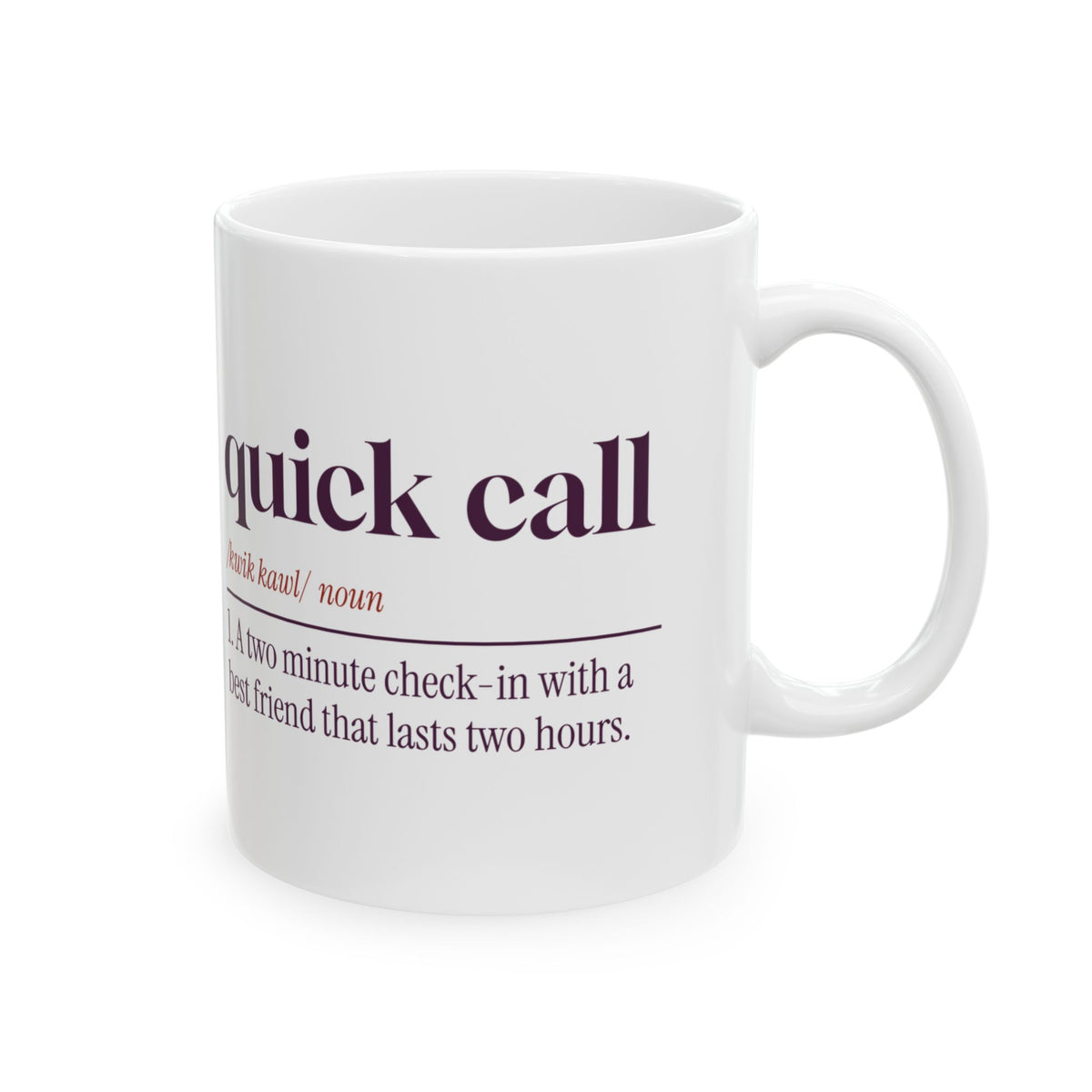 Funny Bestie Coffee Mug Quick Call Dictionary Definition For BFF
