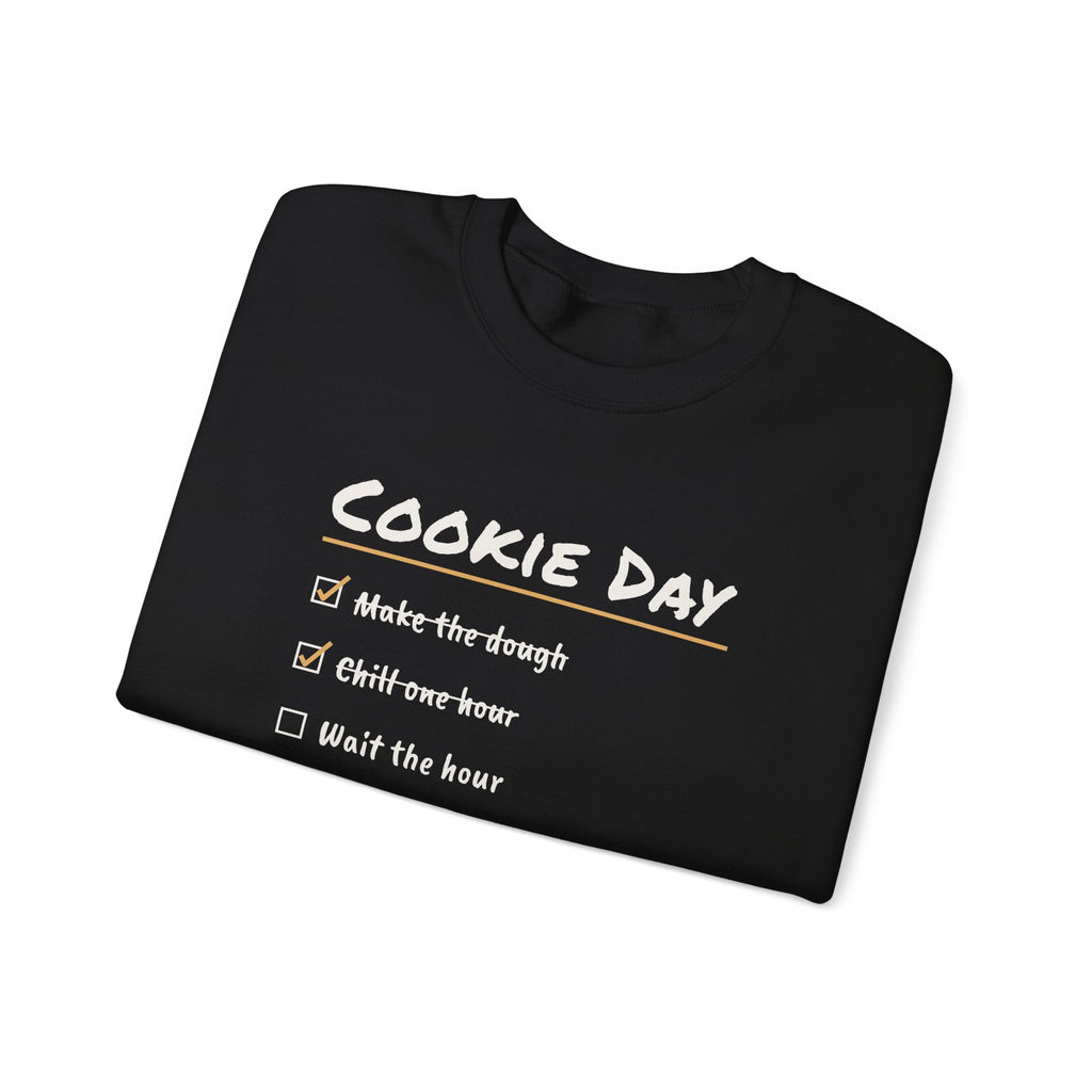 Funny Christmas Baking Sweatshirt Chill One Hour Eat Dough Instead