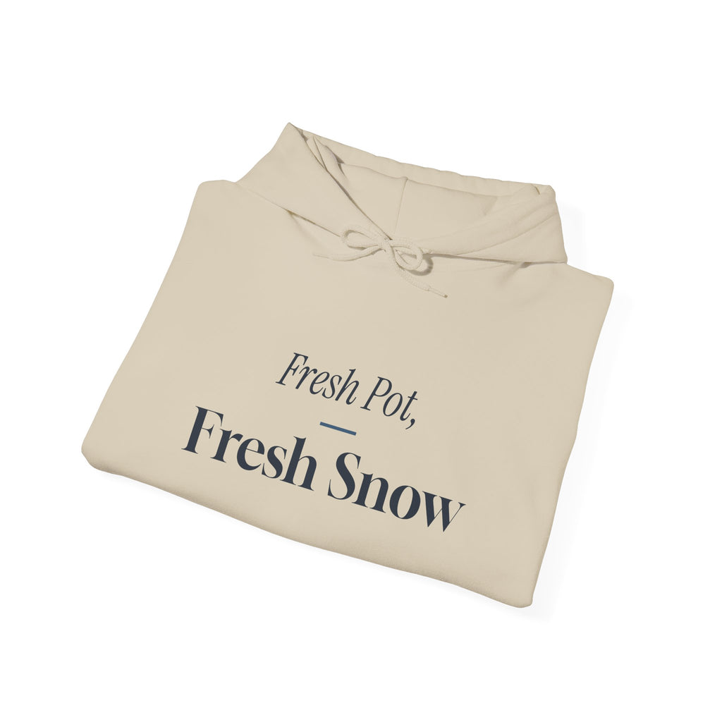 Christmas Hoodie Fresh Pot Fresh Snow Winter Morning