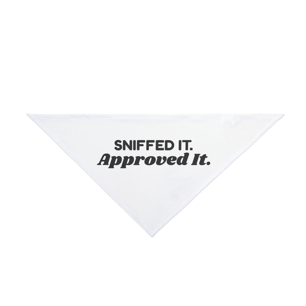 Sniffed It. Approved It Dog Bandana, Funny Dog