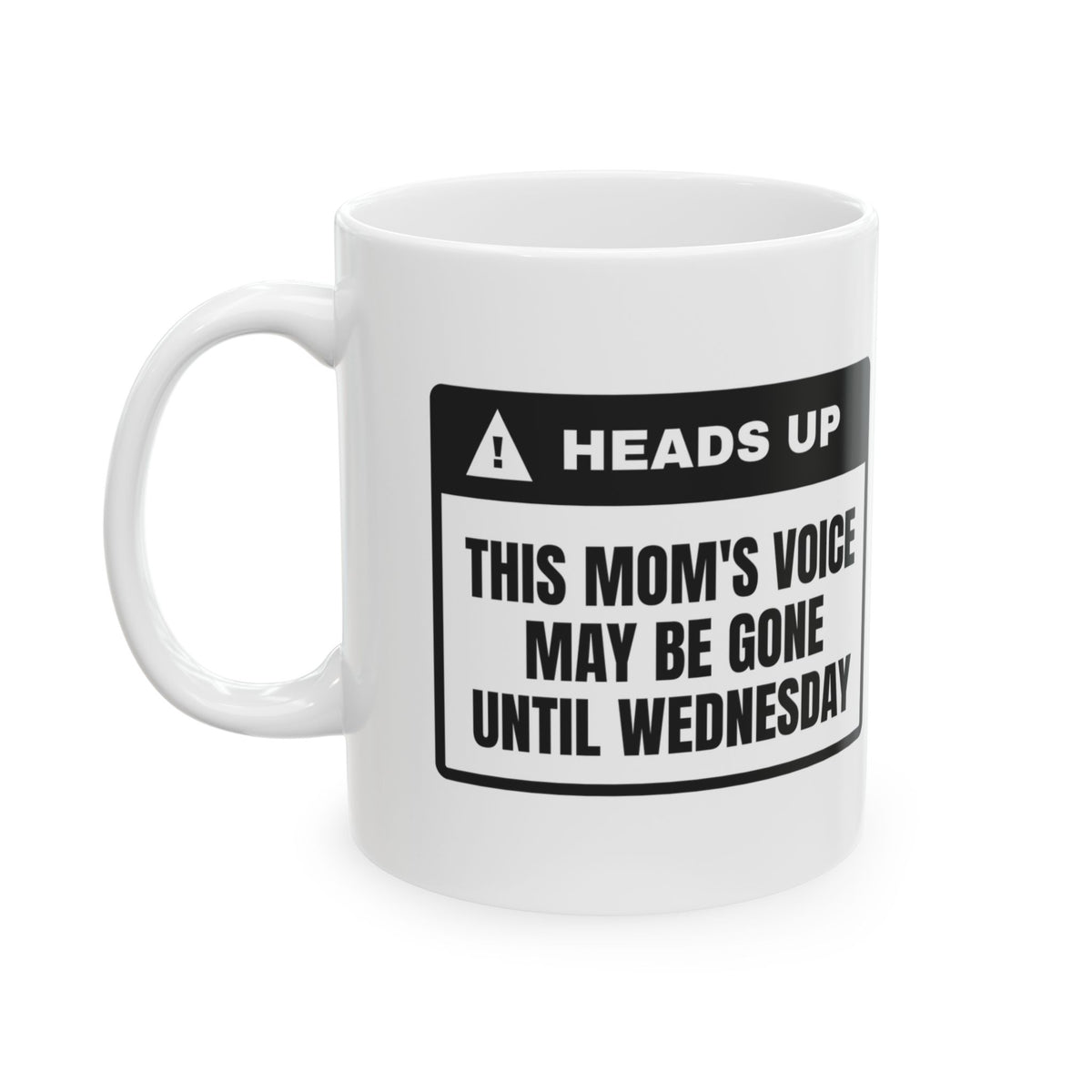 Cheer Mom Coffee Mug Voice Gone Until Wednesday