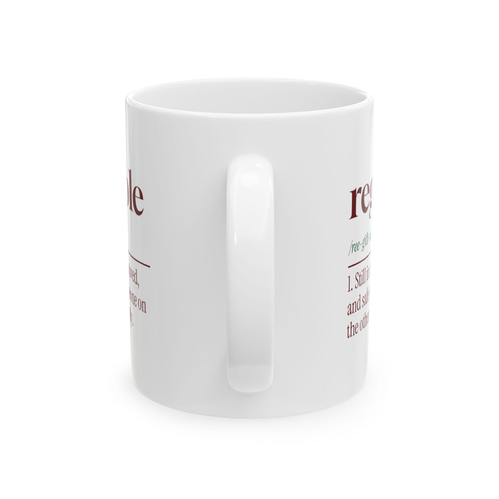 Funny Christmas Coffee Mug Regiftable Definition Still In The Box