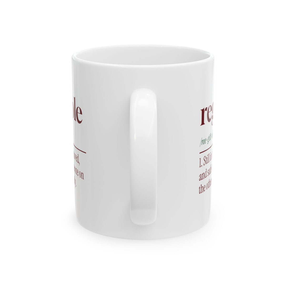 Funny Christmas Coffee Mug Regiftable Definition Still In The Box