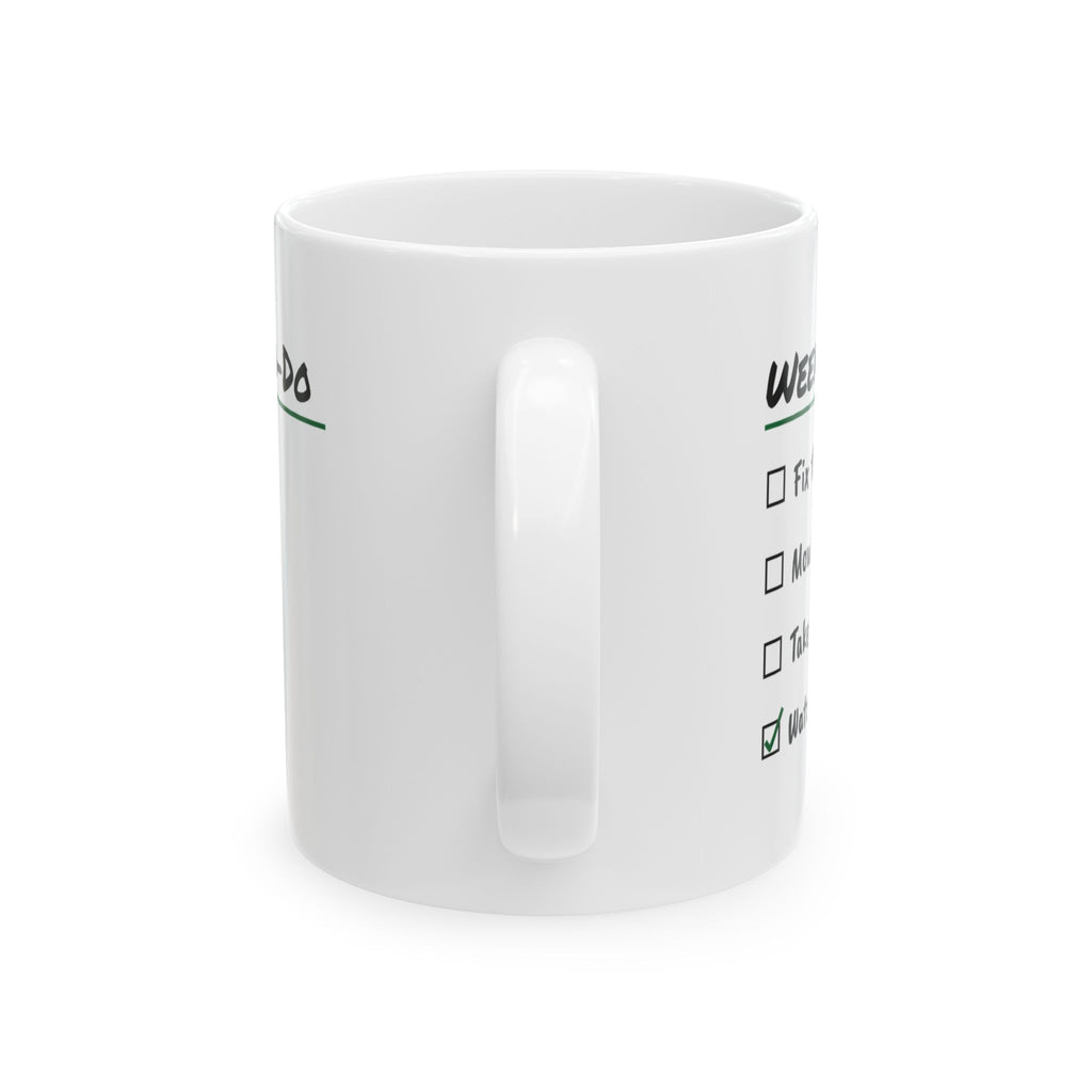 Funny Coffee Mug Watched The Game Weekend To-Do