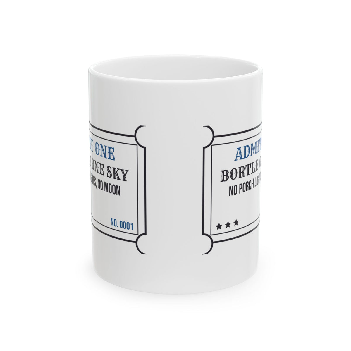 Astronomy Coffee Mug Bortle One Sky Ticket For Stargazers