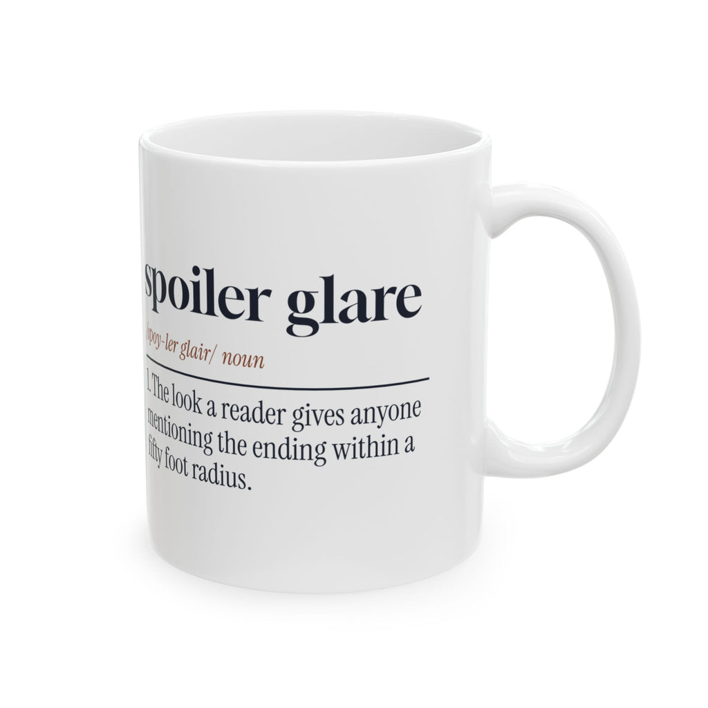Funny Book Lover Mug Spoiler Glare Dictionary Definition For Readers
