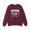 Funny Christmas In-Laws Sweatshirt Leaving At 4 Actually Leaving At 7