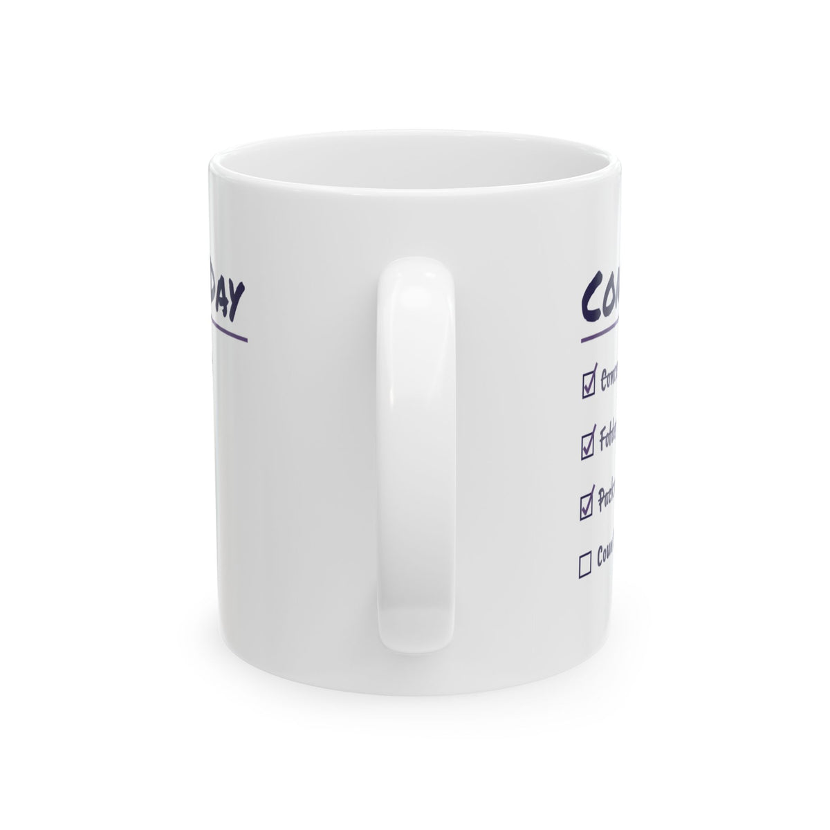 Funny Choir Coffee Mug Concert Day Checklist Count Every Rest