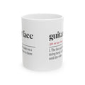 Funny Guitar Player Coffee Mug Guitar Face Definition