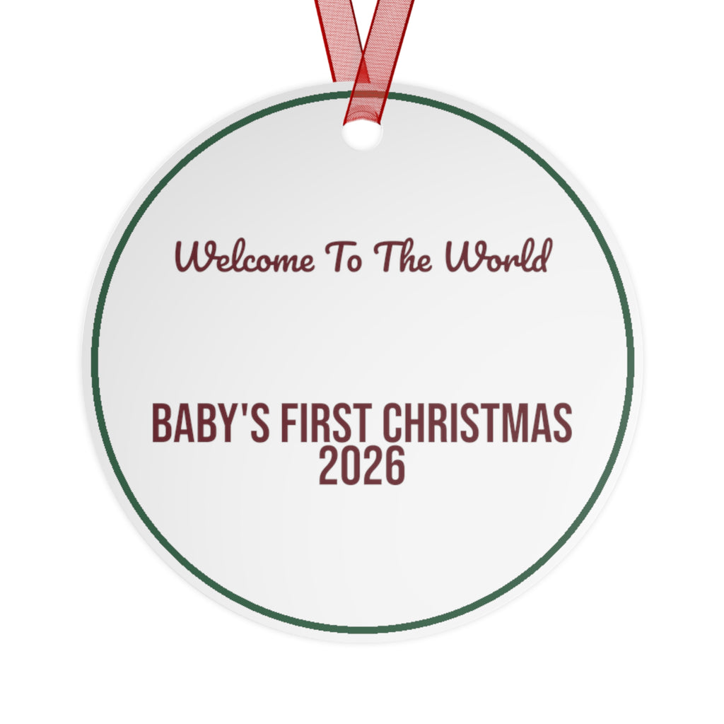 Christmas Ornament 2026 Welcome To The World Newborn Keepsake