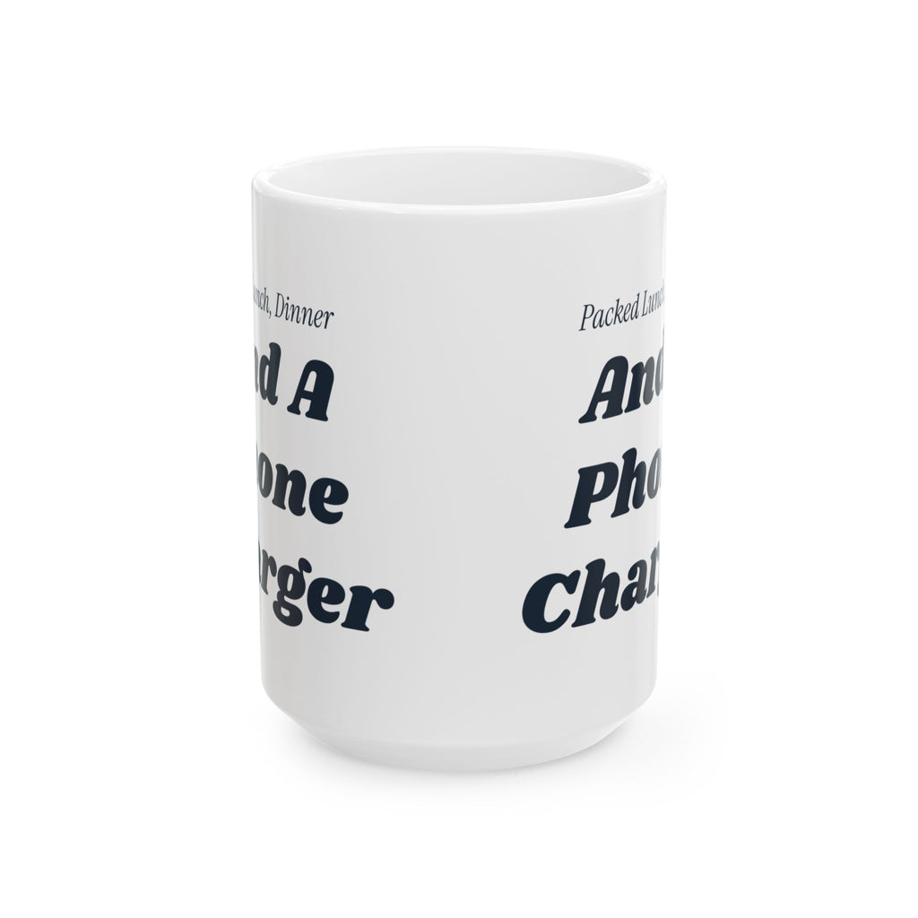 Funny Wrestling Mom Coffee Mug Packed Lunch Dinner And A Charger