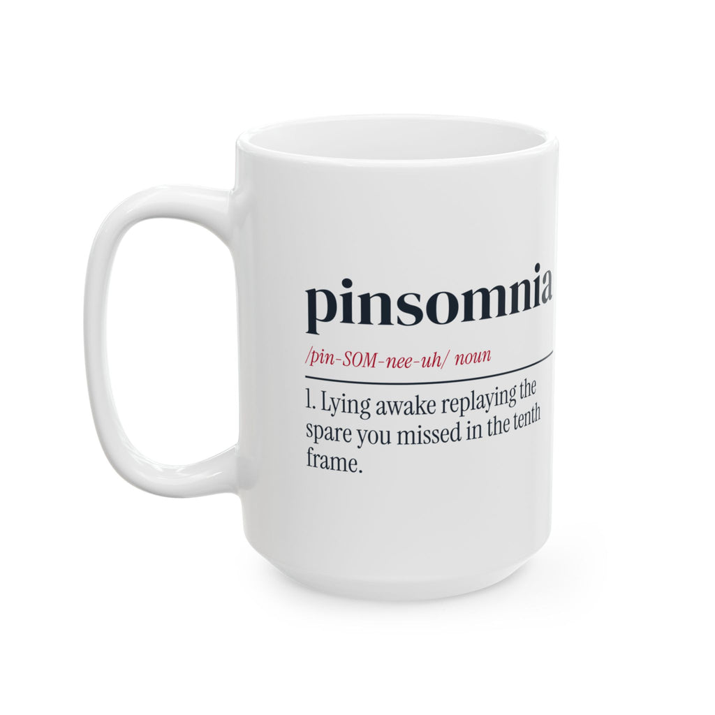 Funny Bowling Coffee Mug Pinsomnia Definition For Bowlers