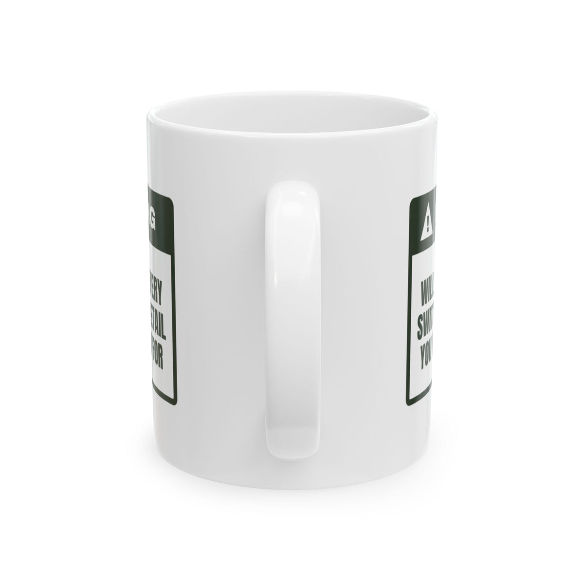 Switchback Warning Coffee Mug For Hikers