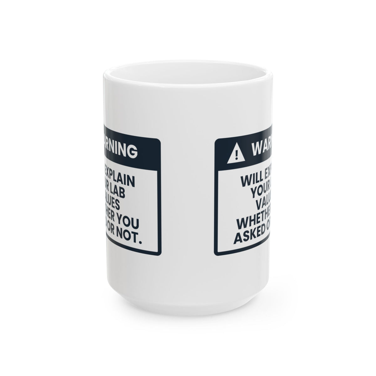 Funny Nurse Coffee Mug Warning Label For New RN Graduation