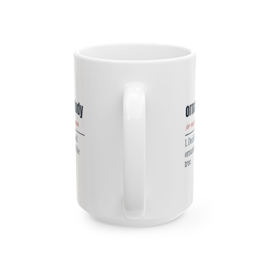 Funny Christmas Coffee Mug Ornament Custody Dictionary Newlyweds