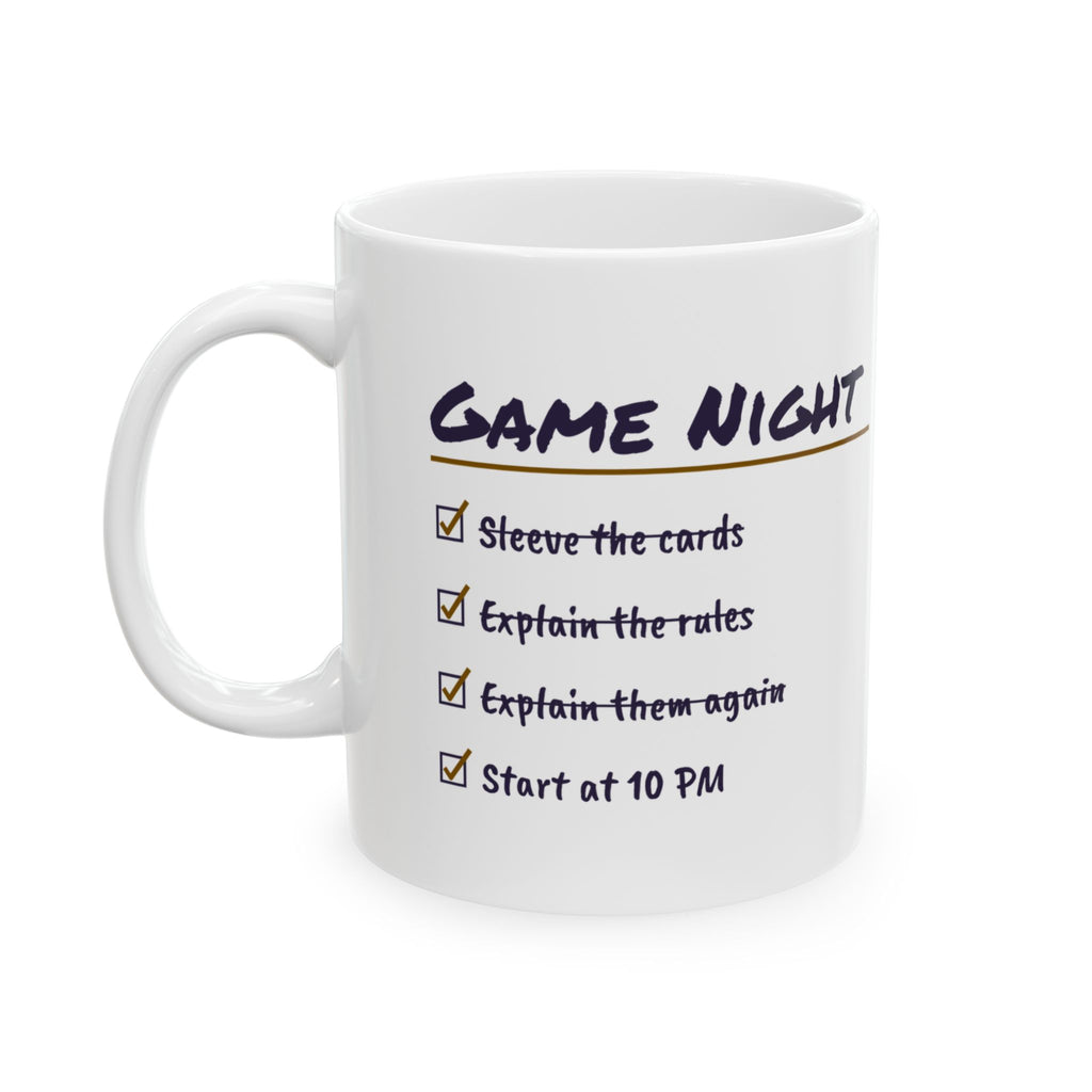 Funny Board Gamer Mug Explain Them Again Start At 10 PM