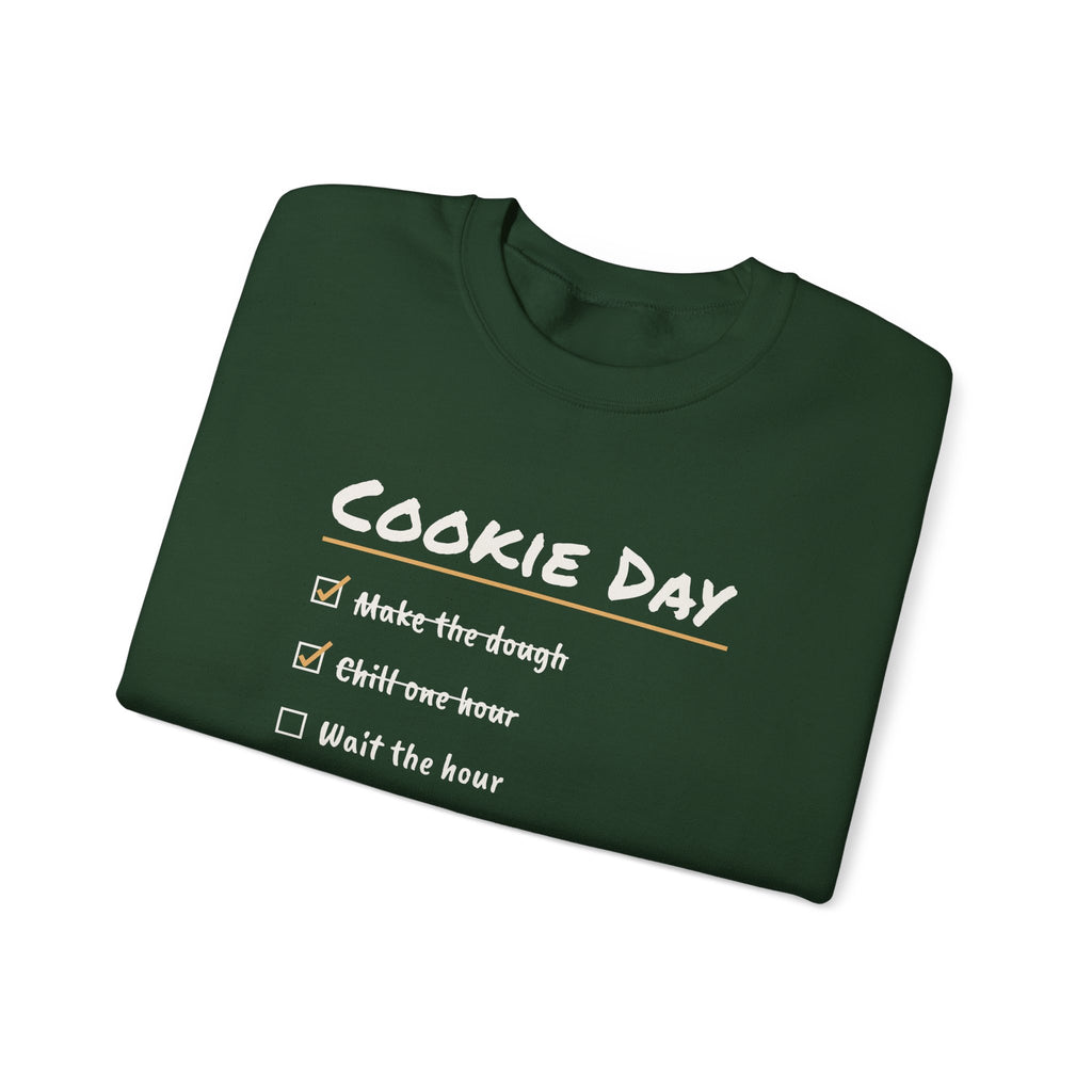 Funny Christmas Baking Sweatshirt Chill One Hour Eat Dough Instead