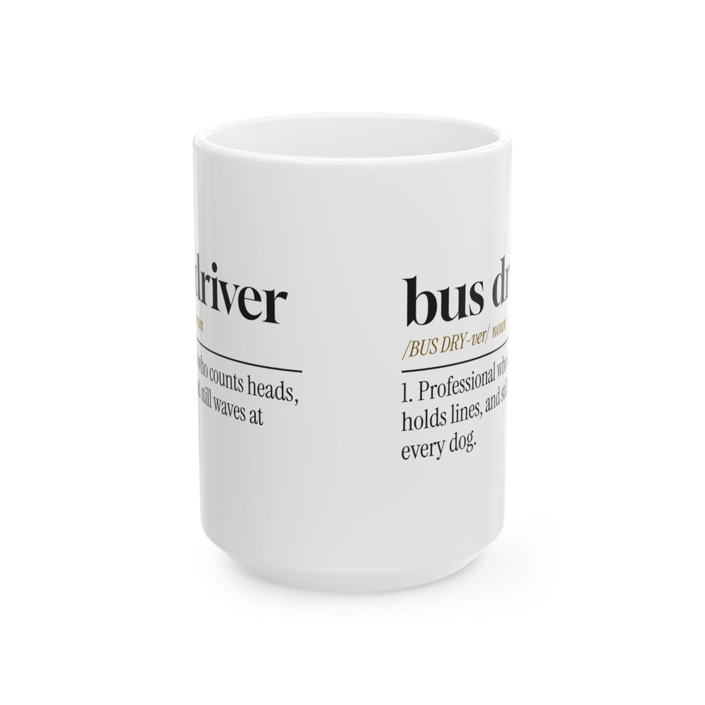 Funny Bus Driver Coffee Mug Counts Heads For Bus Drivers
