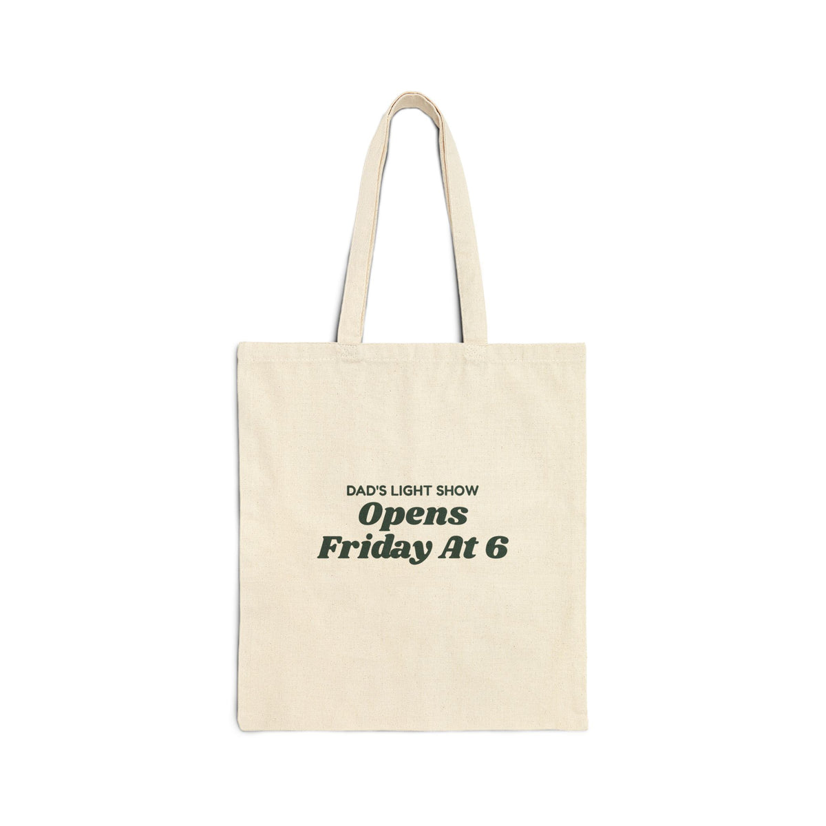Funny Christmas Tote Bag Dad's Light Show Opens Friday At 6 For Dad