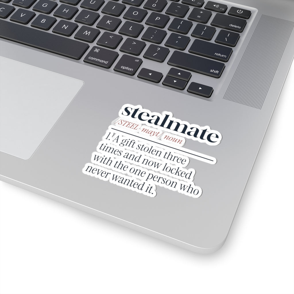 Funny White Elephant Sticker Stealmate Locked With The Wrong Person