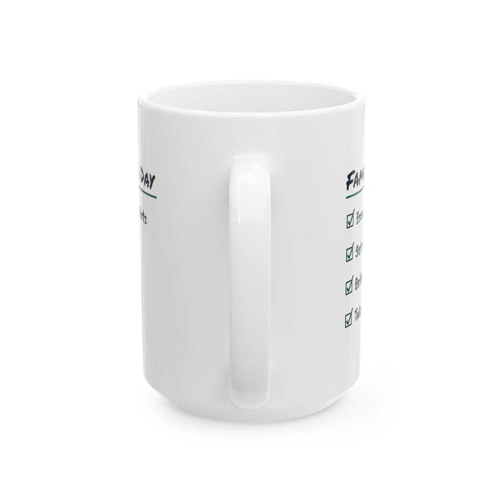 Funny Photographer Coffee Mug Family Photo Day Checklist
