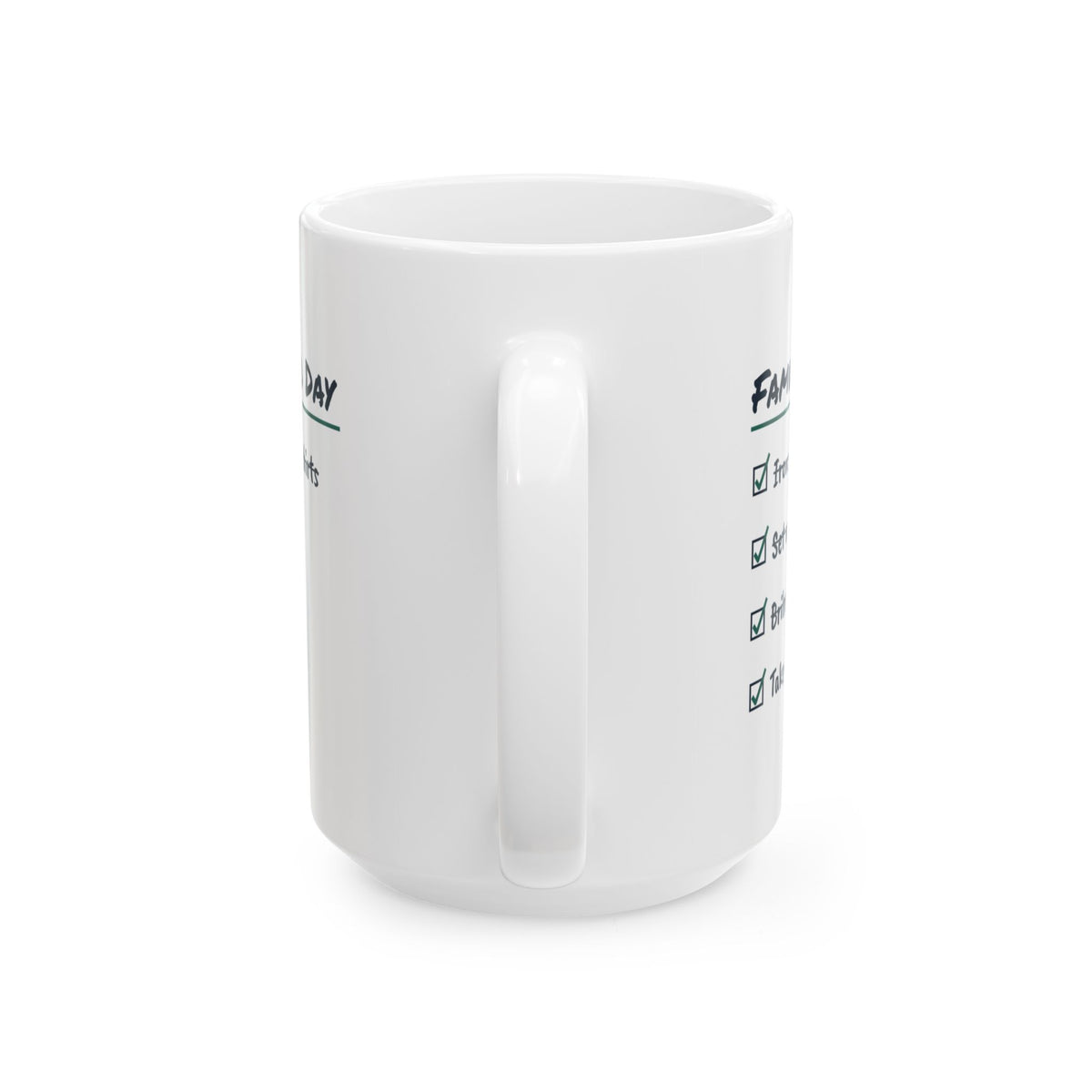 Funny Photographer Coffee Mug Family Photo Day Checklist