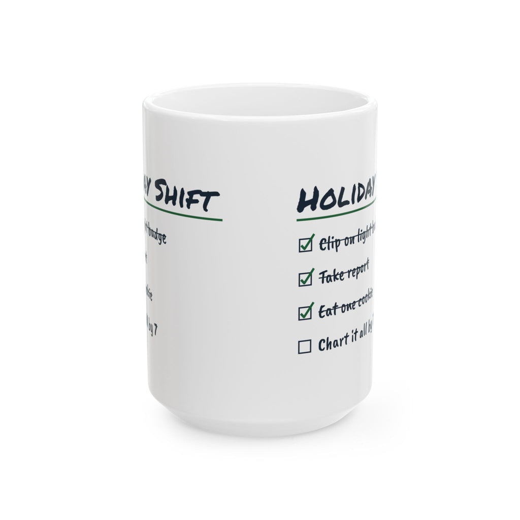 Funny Christmas Nurse Coffee Mug Eat One Cookie Chart It All By 7