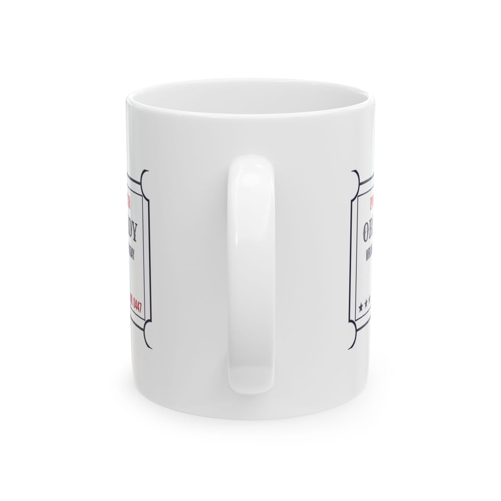 Funny Christmas Shopping Coffee Mug Order Ready Wrong Size Again Ticket