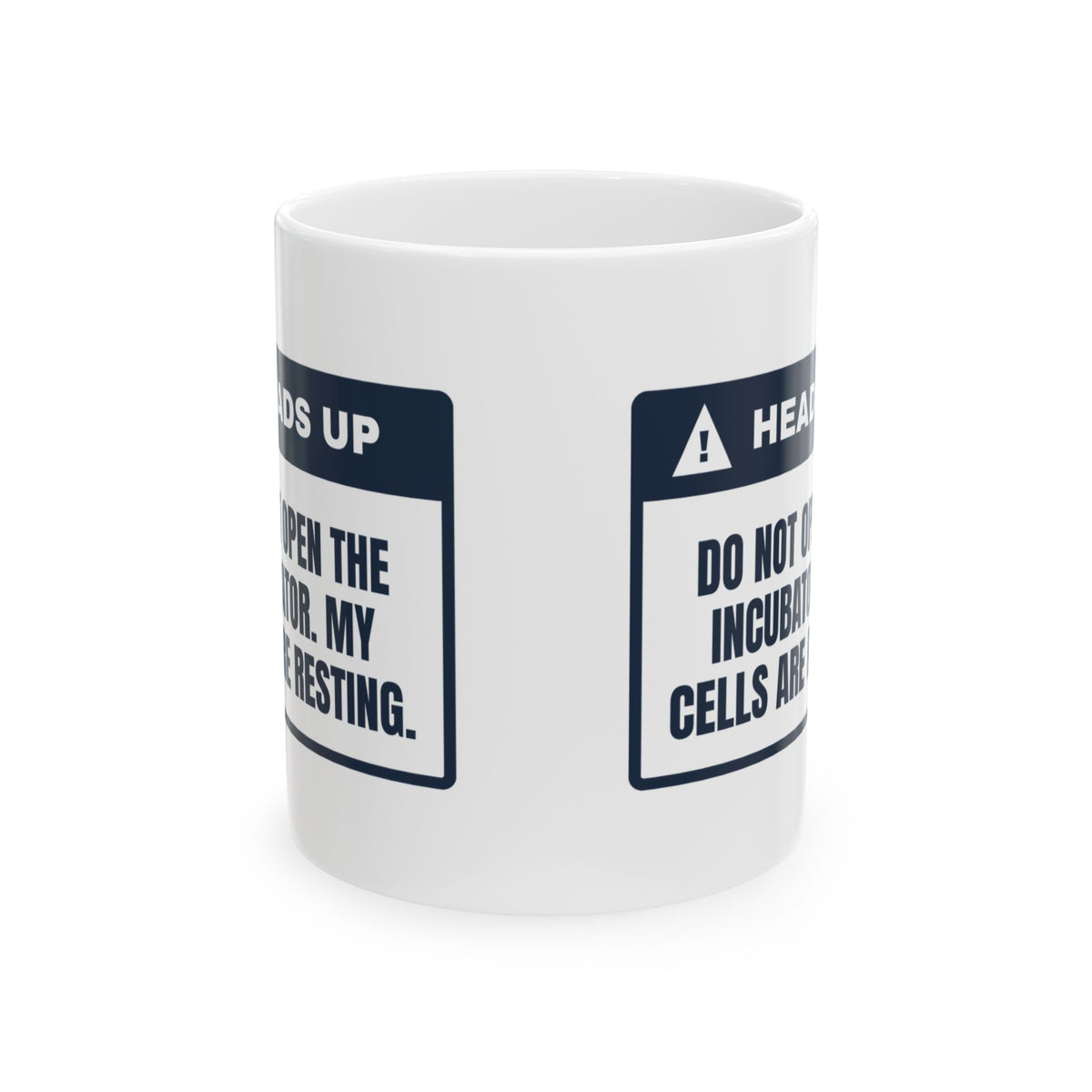 Funny Scientist Coffee Mug Cells Are Resting Heads Up For Scientists