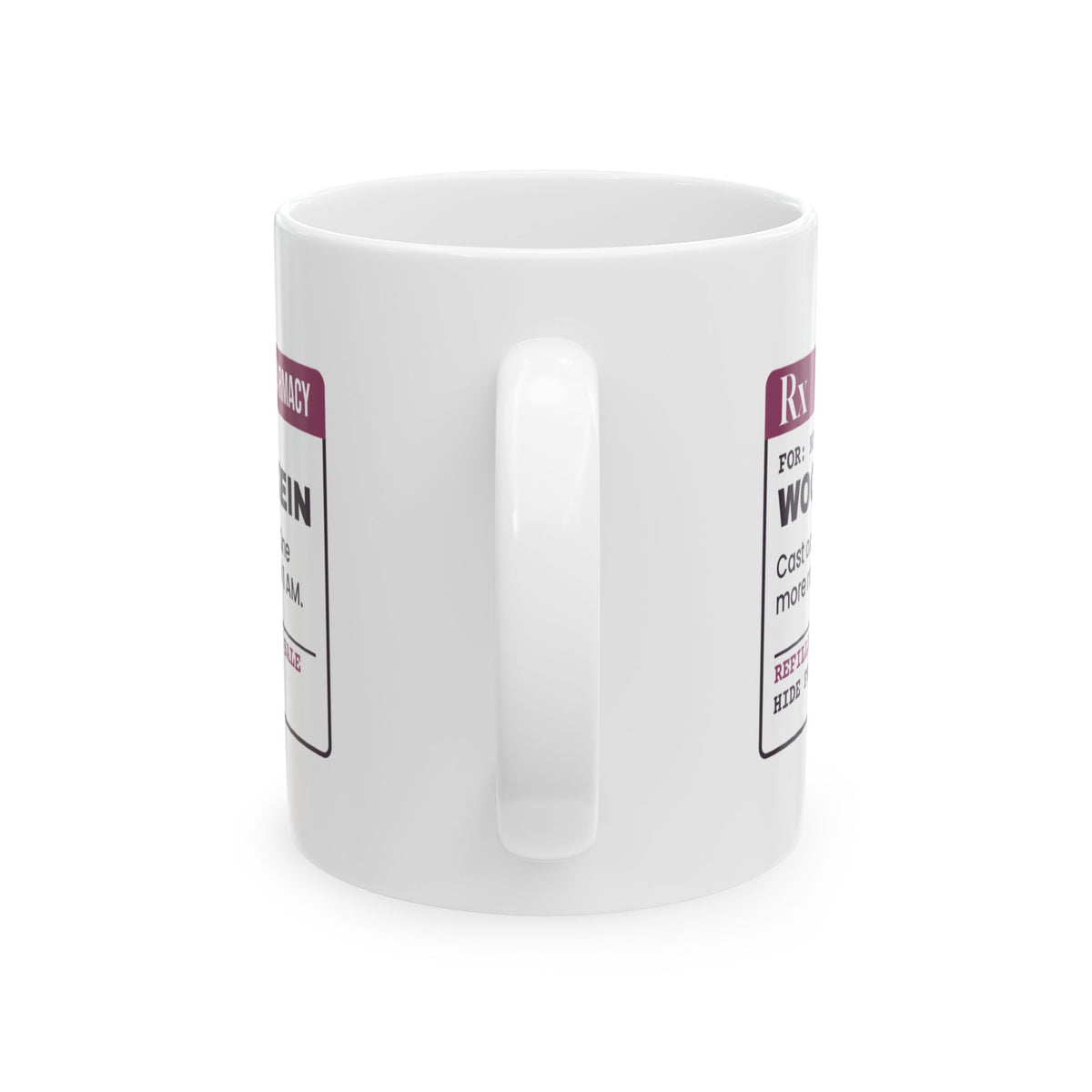Funny Knitting Coffee Mug One More Row Until 1 AM Prescription