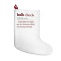 Funny Christmas Lights Dad Christmas Stocking Bulb Check Definition