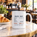 Funny Runner Coffee Mug Alarm At 4:30 Brunch Earned Race Day Receipt - photo 1