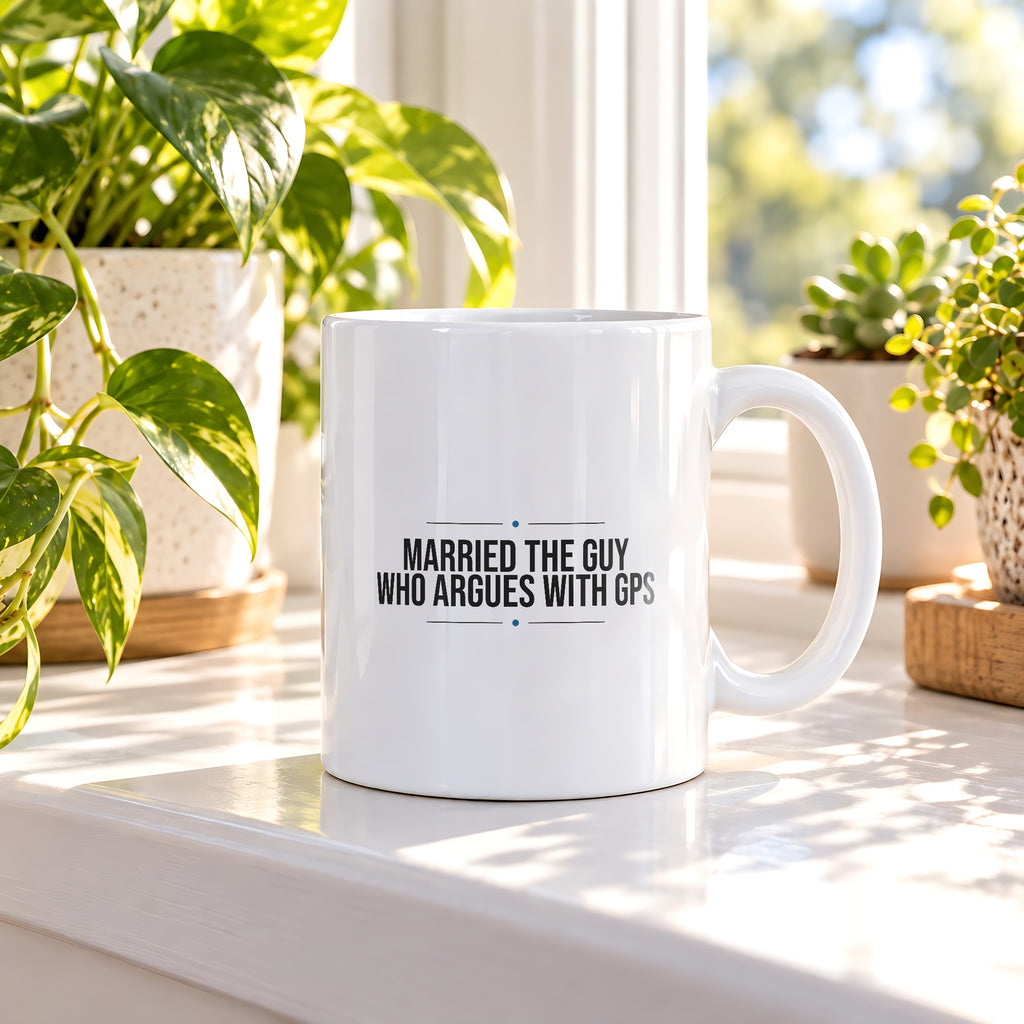 Funny Husband Coffee Mug Argues With The GPS For Him - photo 2