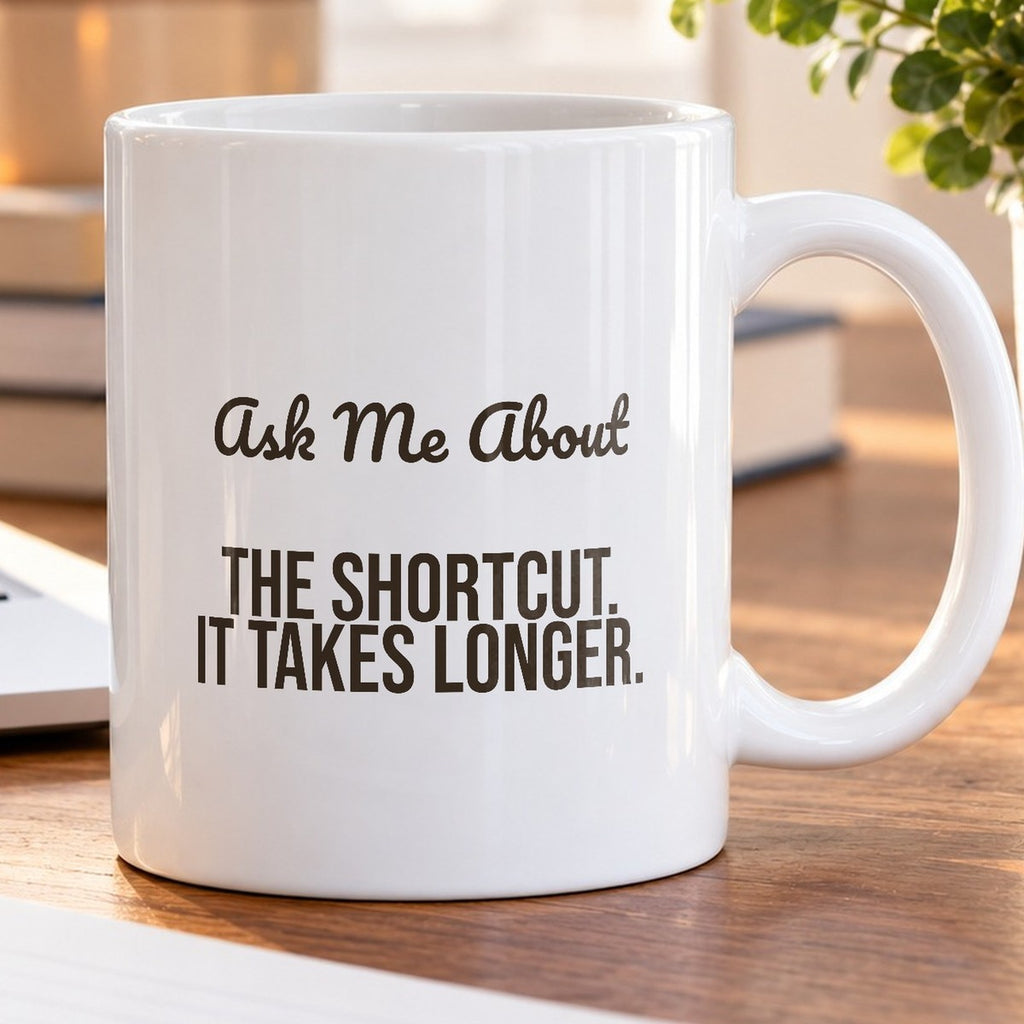 Funny Grandpa Coffee Mug Ask Me About The Shortcut It Takes Longer - photo 5