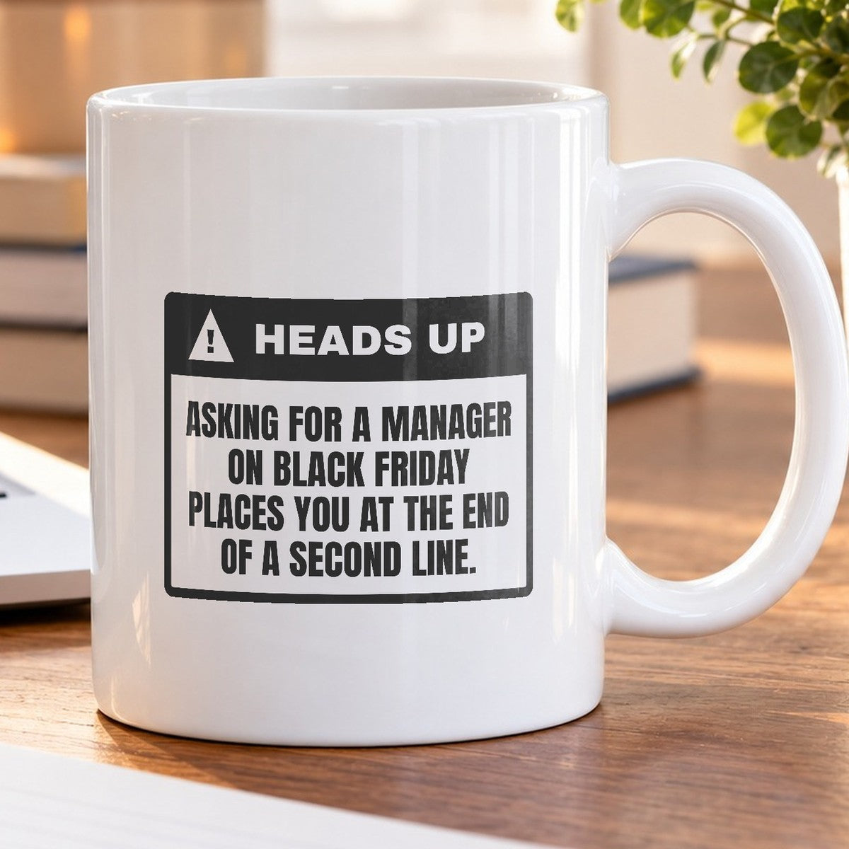 Funny Christmas Retail Coffee Mug Ask For A Manager Join A Second Line - photo 5