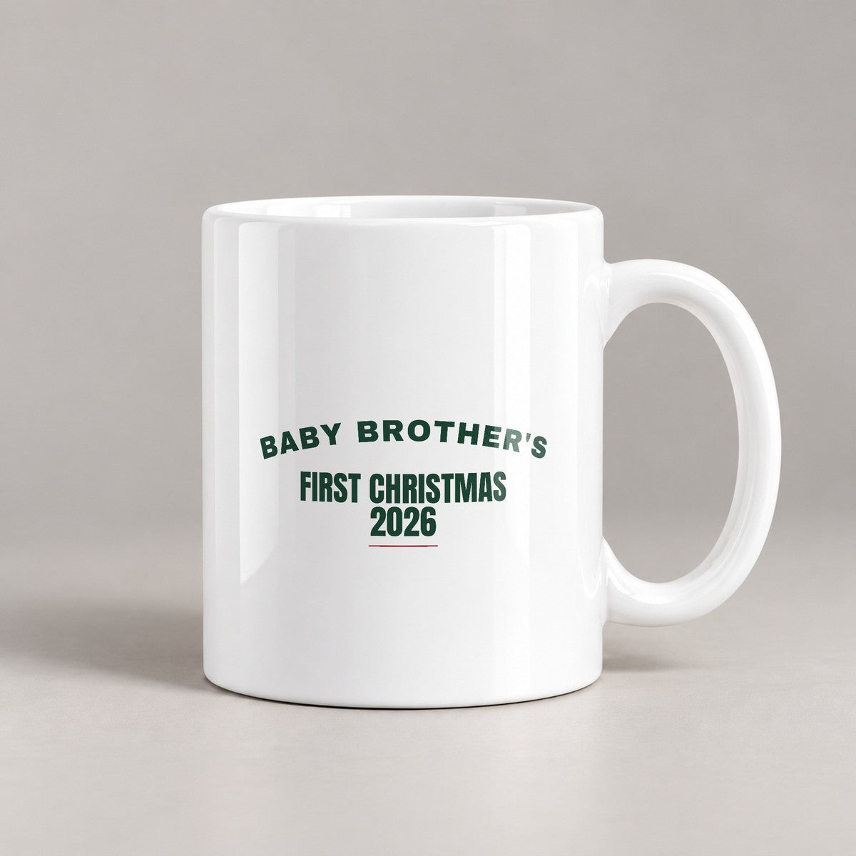 Baby Brother's First Christmas 2026 Coffee Mug For Mom And Dad - photo 1
