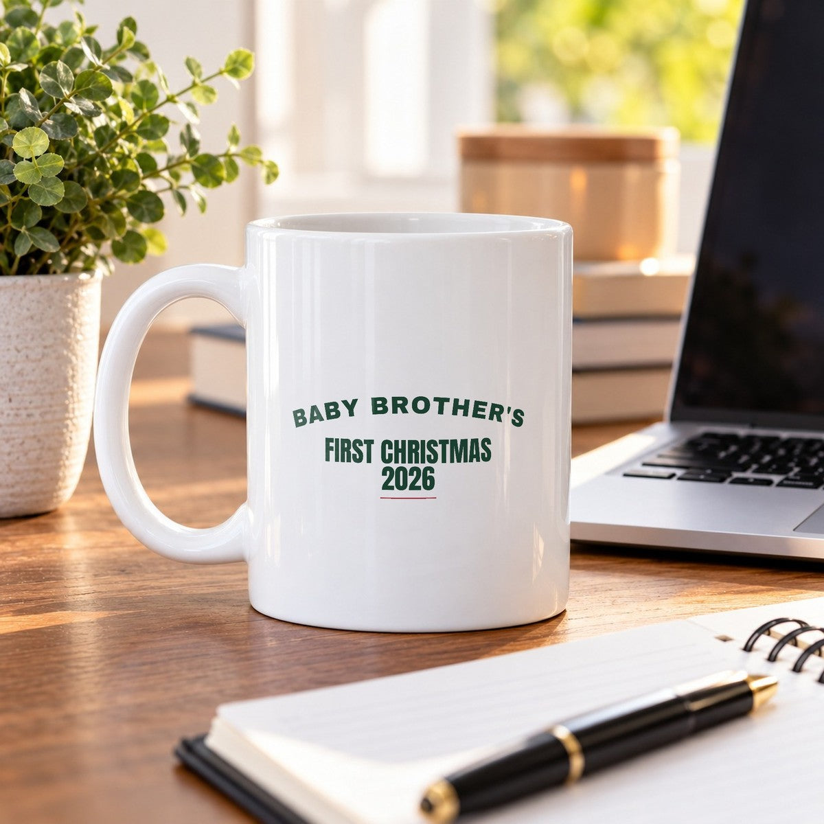 Baby Brother's First Christmas 2026 Coffee Mug For Mom And Dad - photo 4