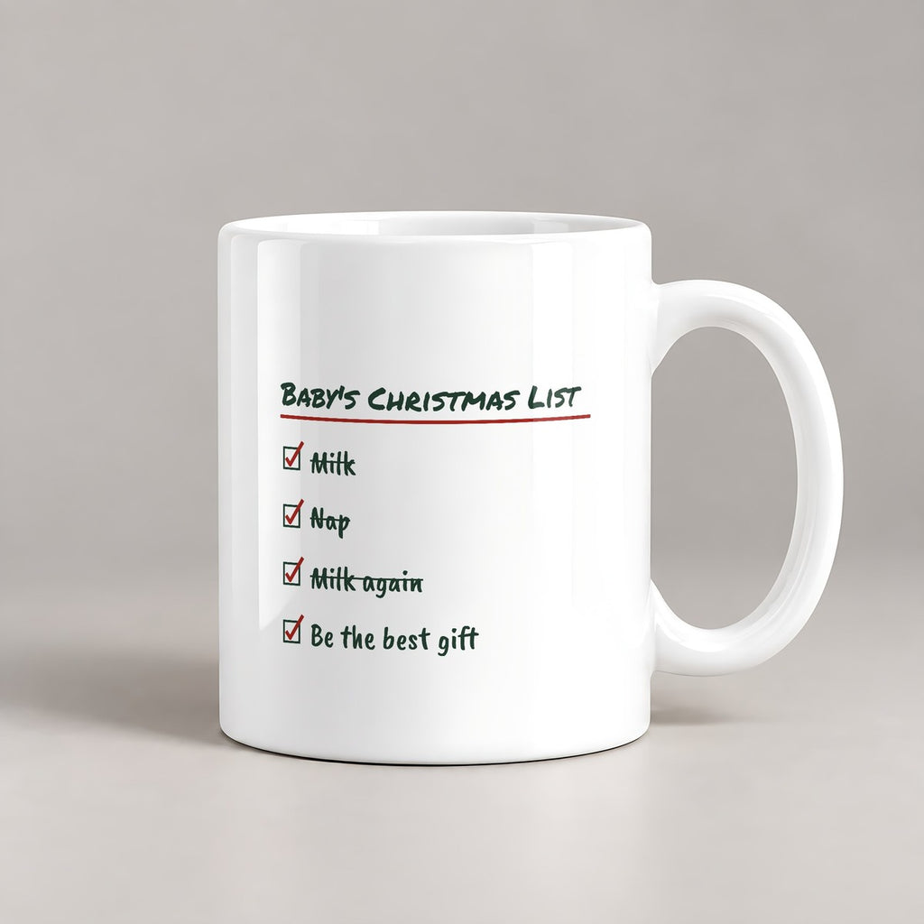 Baby's First Christmas Coffee Mug Baby's Christmas List For New Parents - photo 3