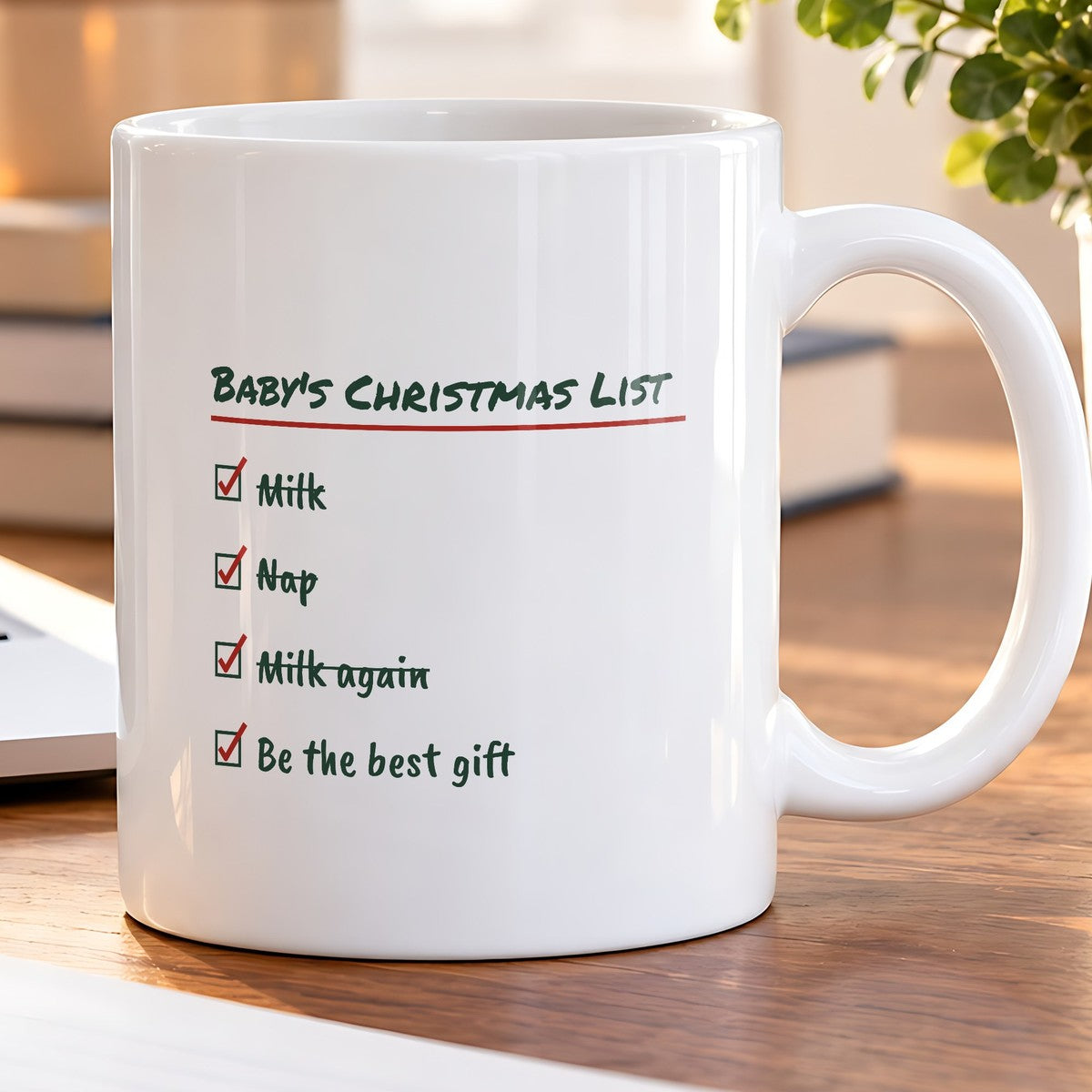 Baby's First Christmas Coffee Mug Baby's Christmas List For New Parents - photo 5