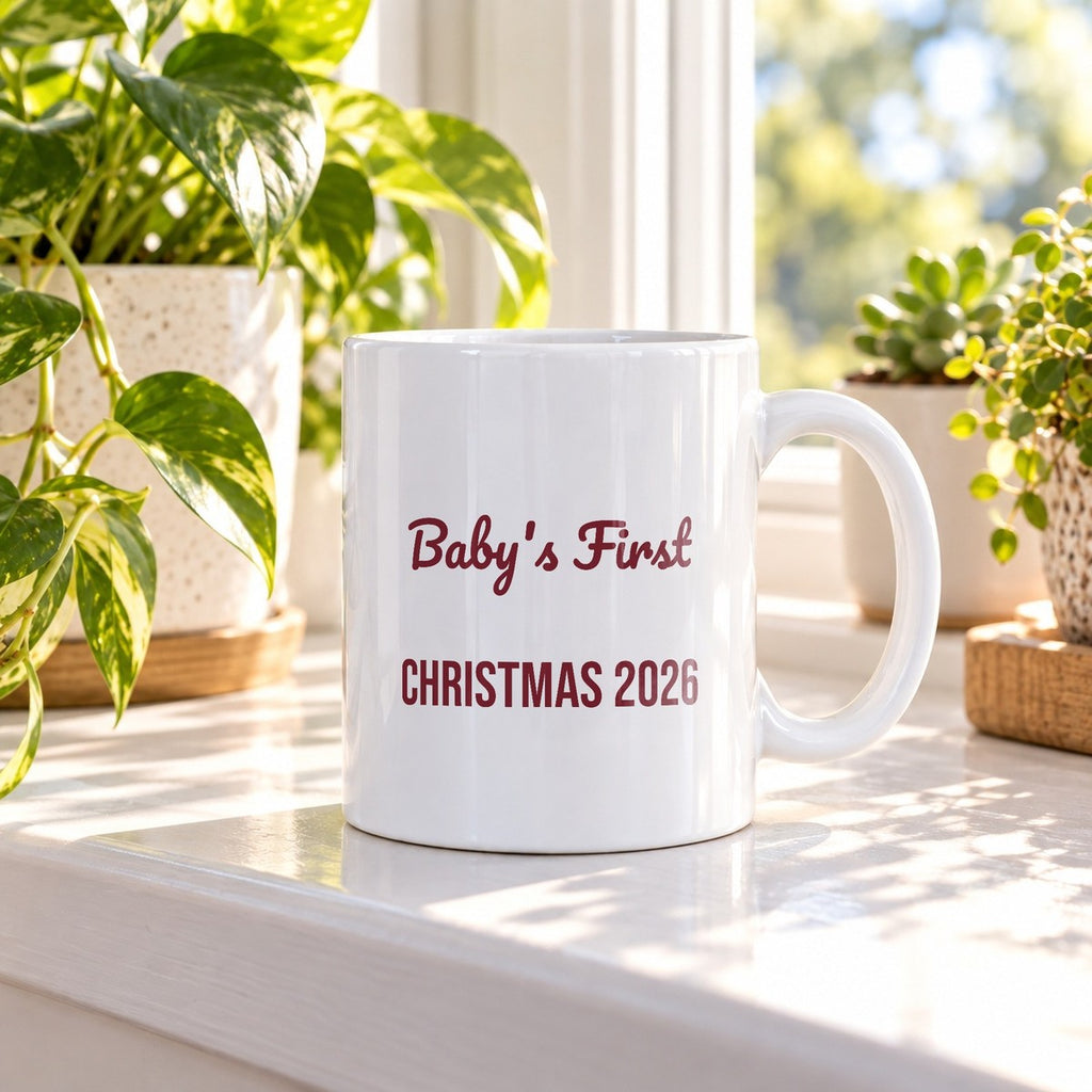 Baby's First Christmas 2026 Coffee Mug For New Parents - photo 1