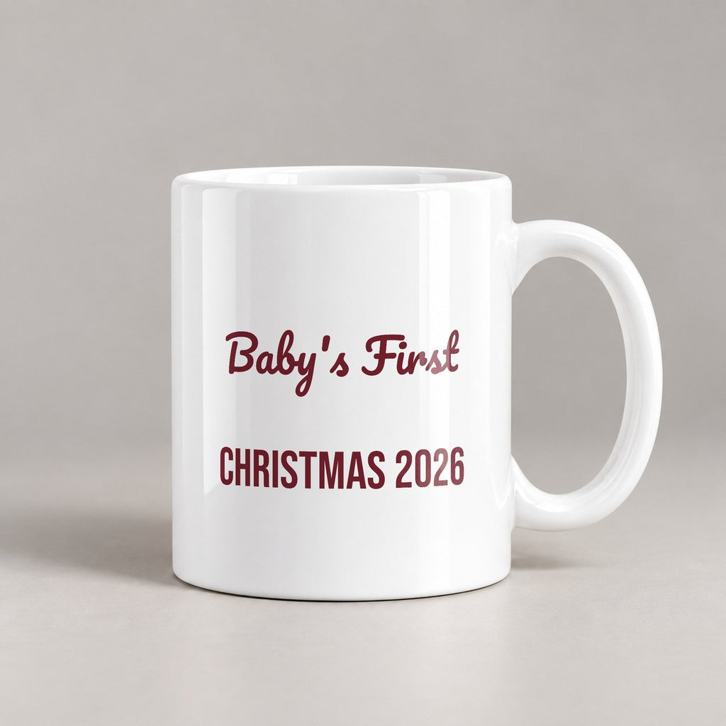 Baby's First Christmas 2026 Coffee Mug For New Parents - photo 3