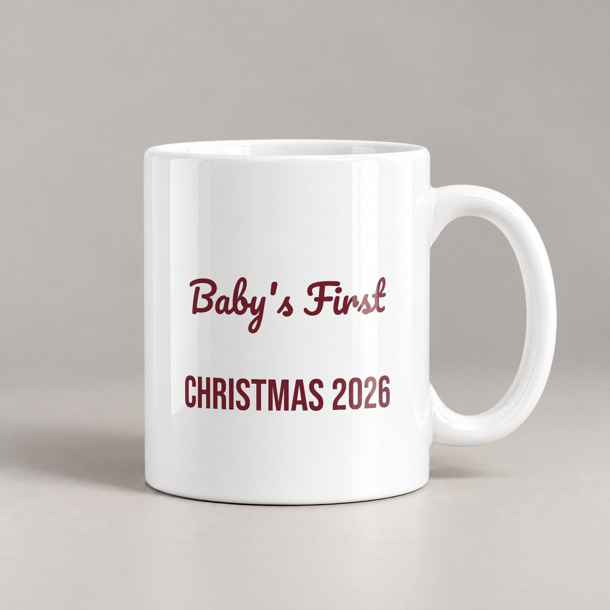Baby's First Christmas 2026 Coffee Mug For New Parents - photo 3