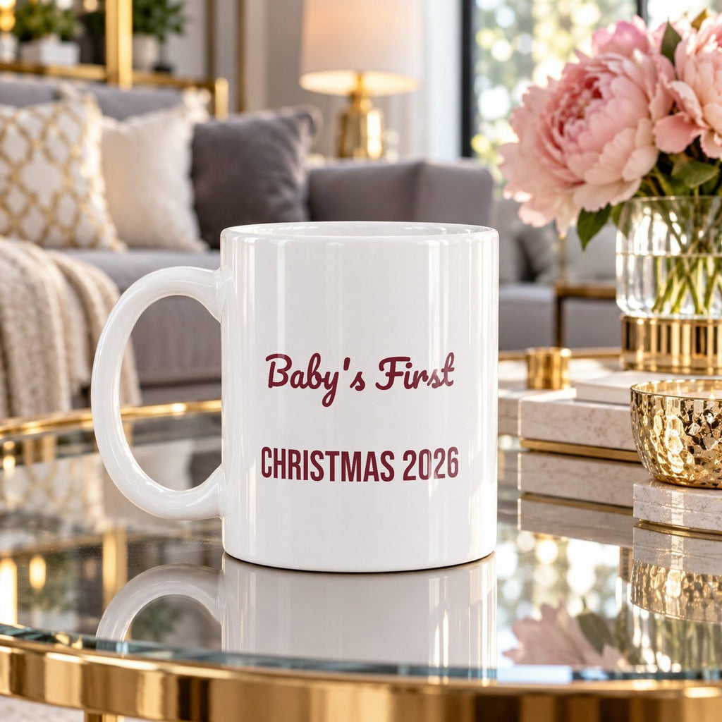 Baby's First Christmas 2026 Coffee Mug For New Parents - photo 4