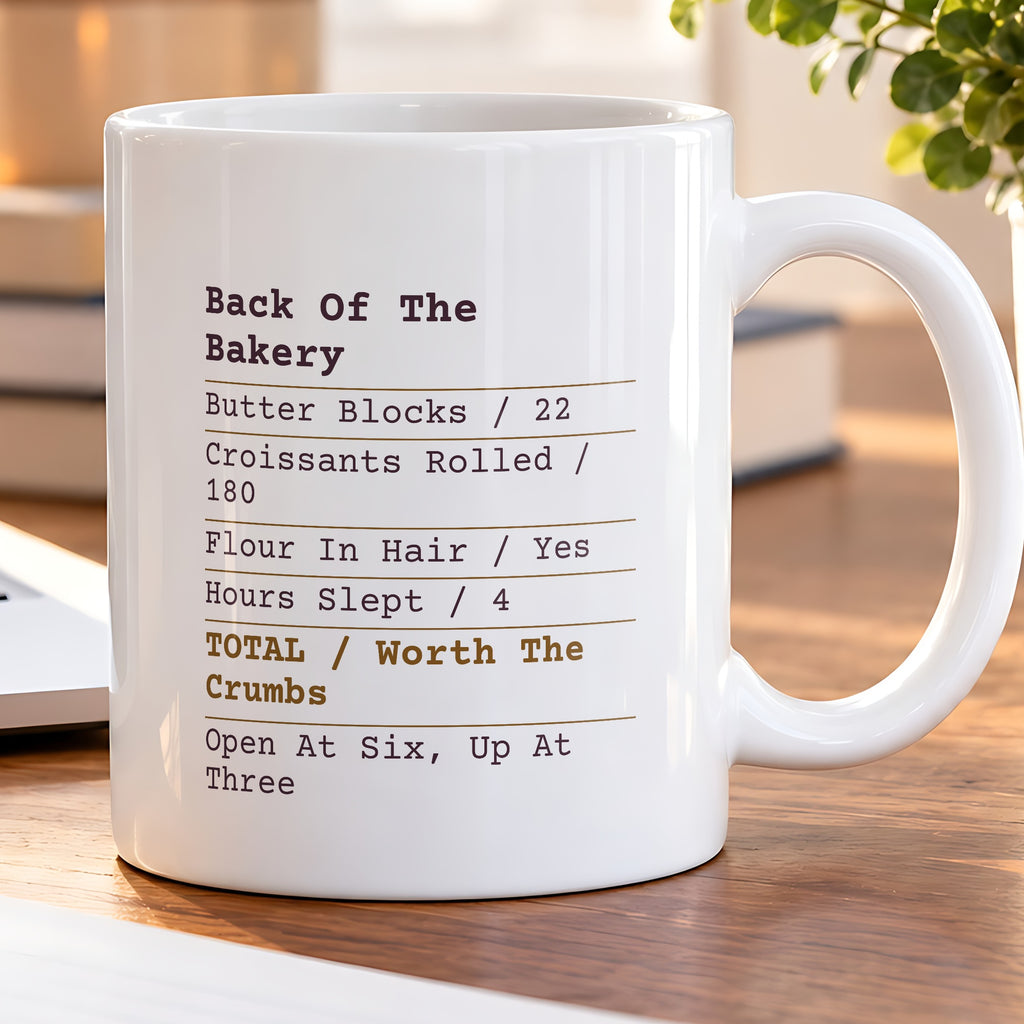 Funny Baker Coffee Mug Back Of The Bakery Receipt For Bakers - photo 5