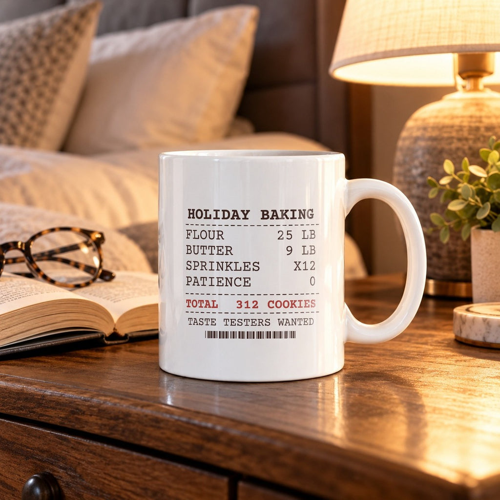 Funny Baking Mug Twenty Five Pounds Of Flour Baking Receipt For Bakers - photo 2