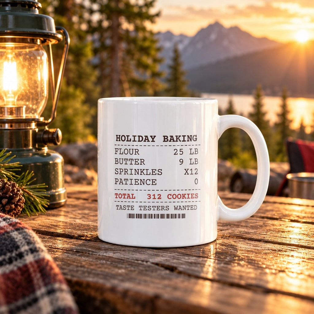 Funny Baking Mug Twenty Five Pounds Of Flour Baking Receipt For Bakers - photo 3