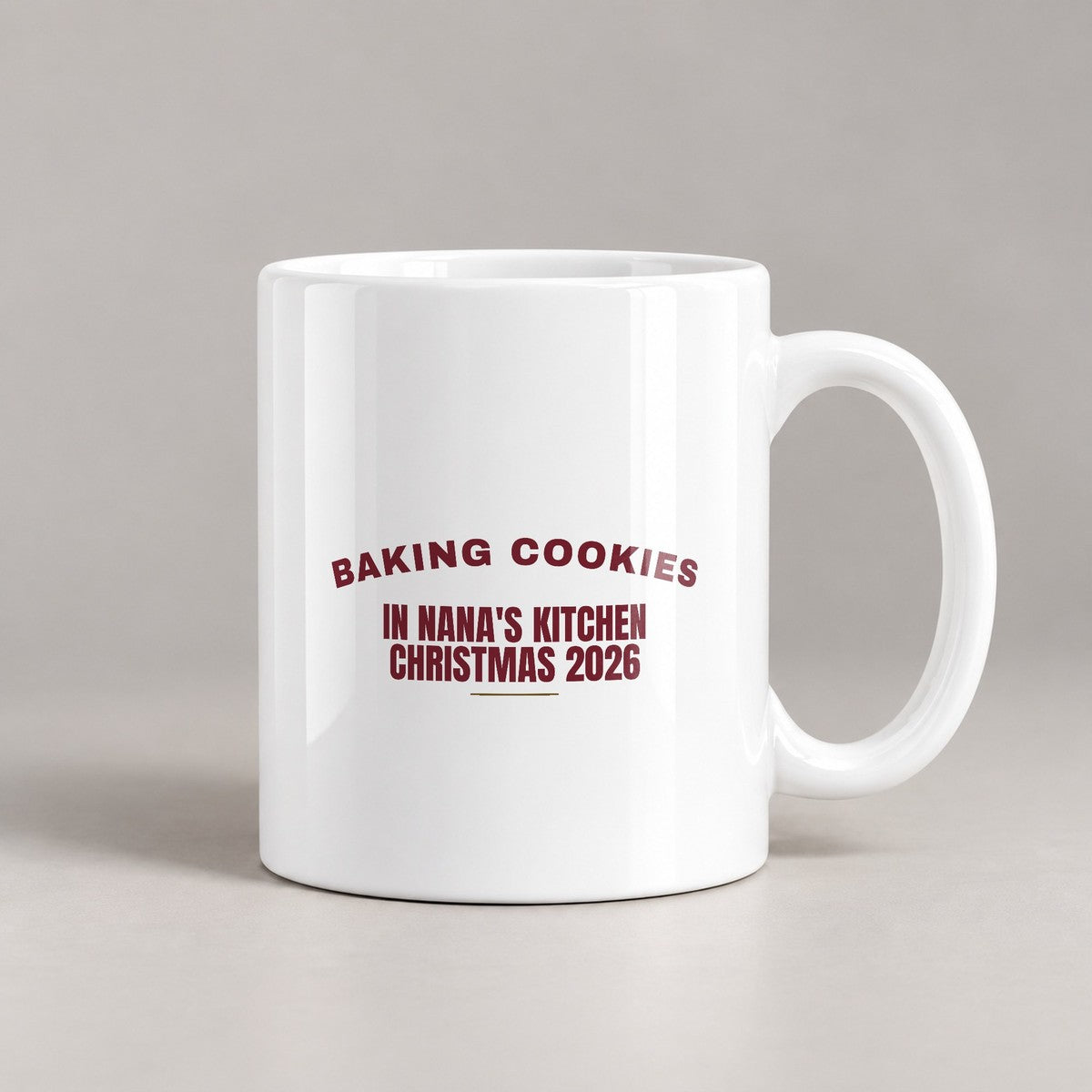 Baking Cookies In Nana's Kitchen Christmas 2026 Coffee Mug For Nana - photo 1