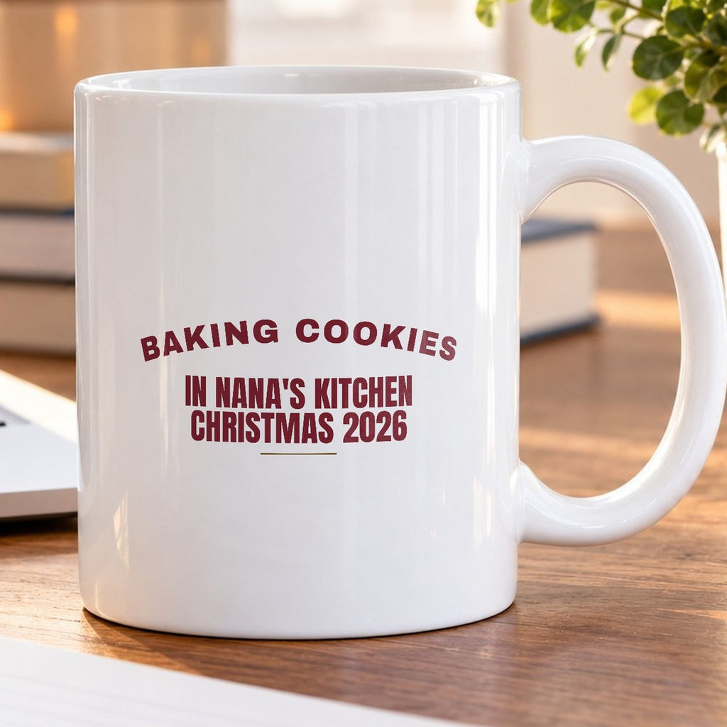 Baking Cookies In Nana's Kitchen Christmas 2026 Coffee Mug For Nana - photo 5