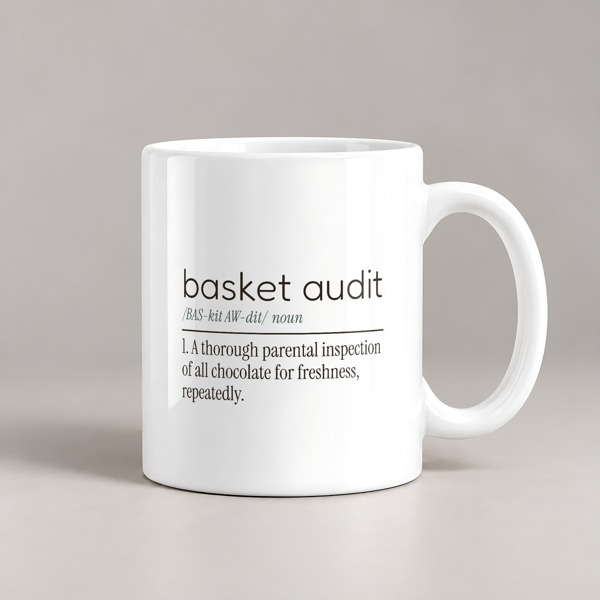 Funny Easter Basket Audit Coffee Mug For Candy Stealing Parents - photo 3