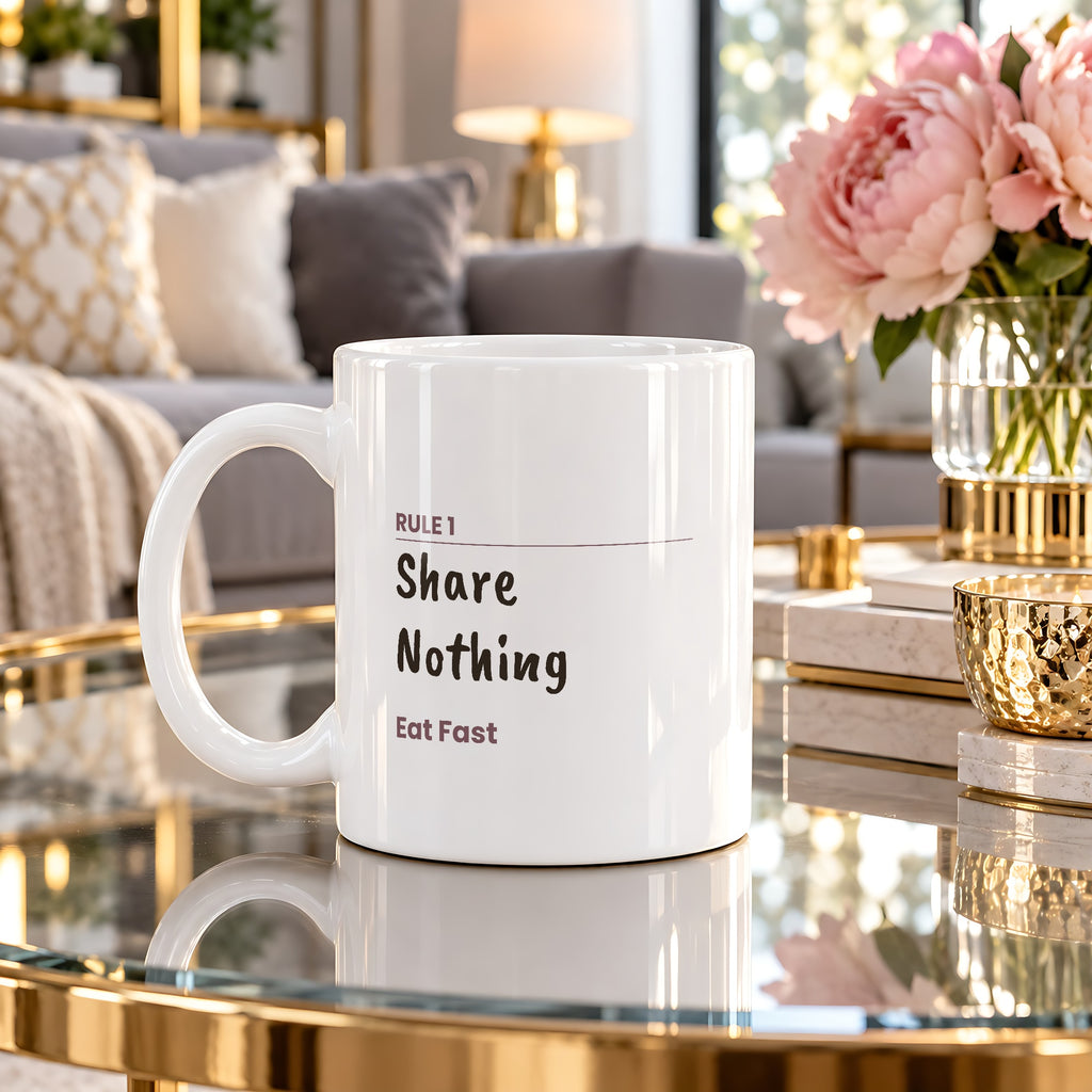 Funny Easter Basket Rules Coffee Mug For Candy Stealing Parents - photo 4